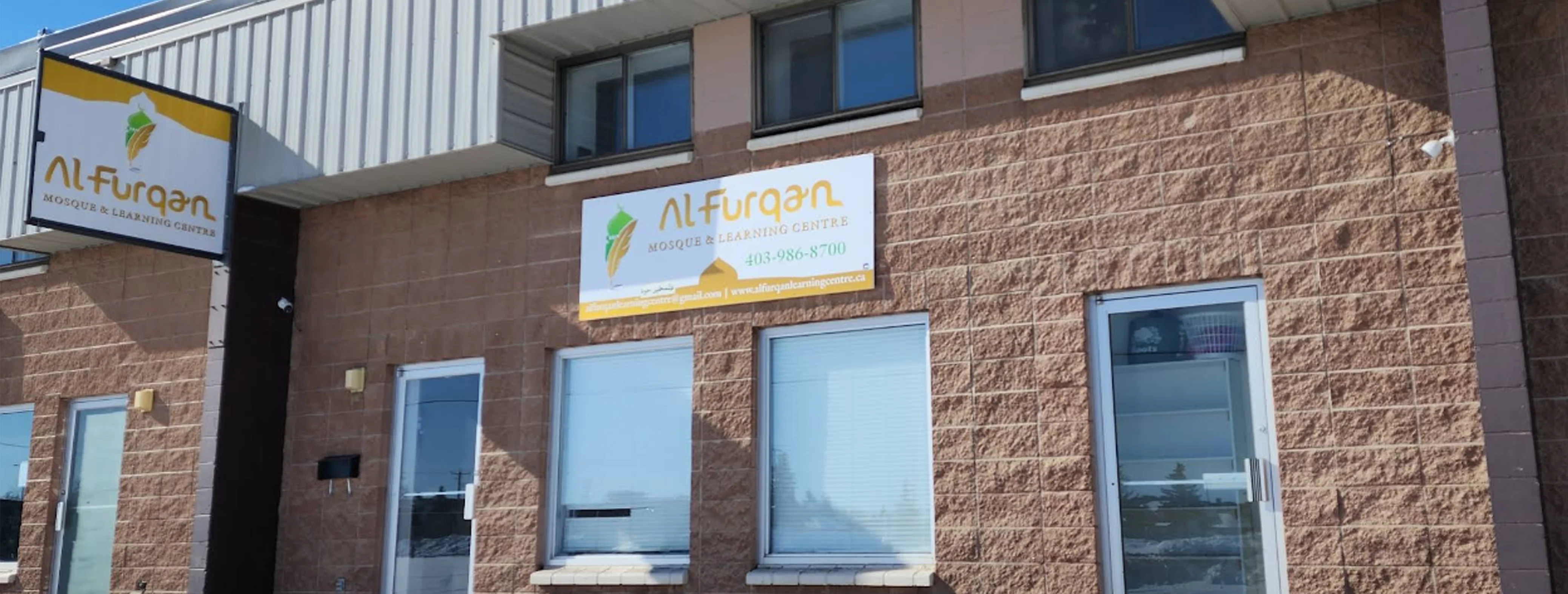 Exterior view of Al-Furqan Learning Centre Red Deer building